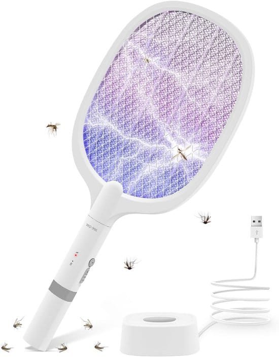 🦟 RAQUETTE ANTI-MOUSTIQUES ÉLECTRIQUE ⚡