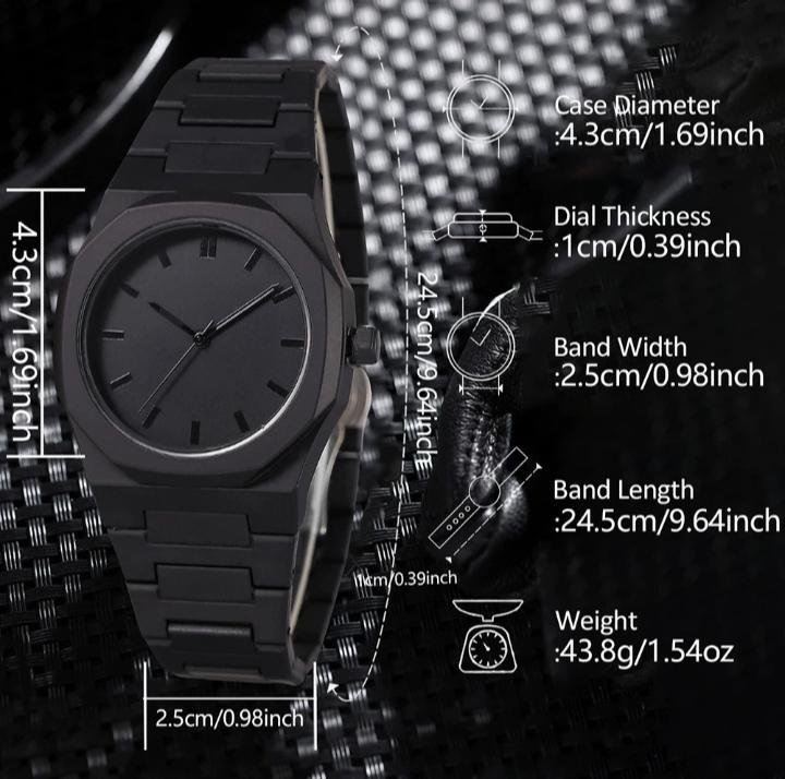 Montre noir Cardiff