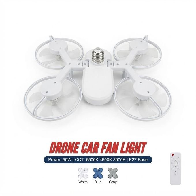 Lampe LED Ventilateur "Drone