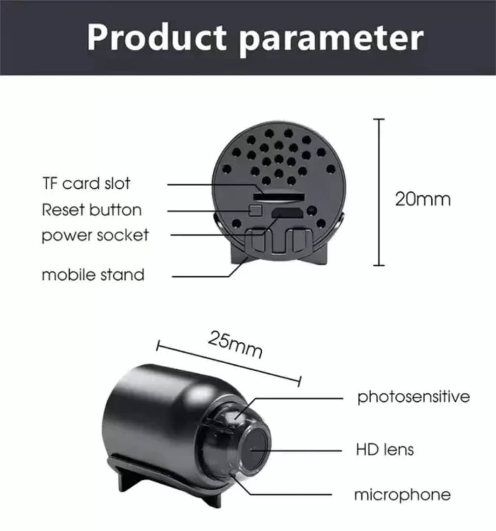 Mini Caméra WiFi X5 HD